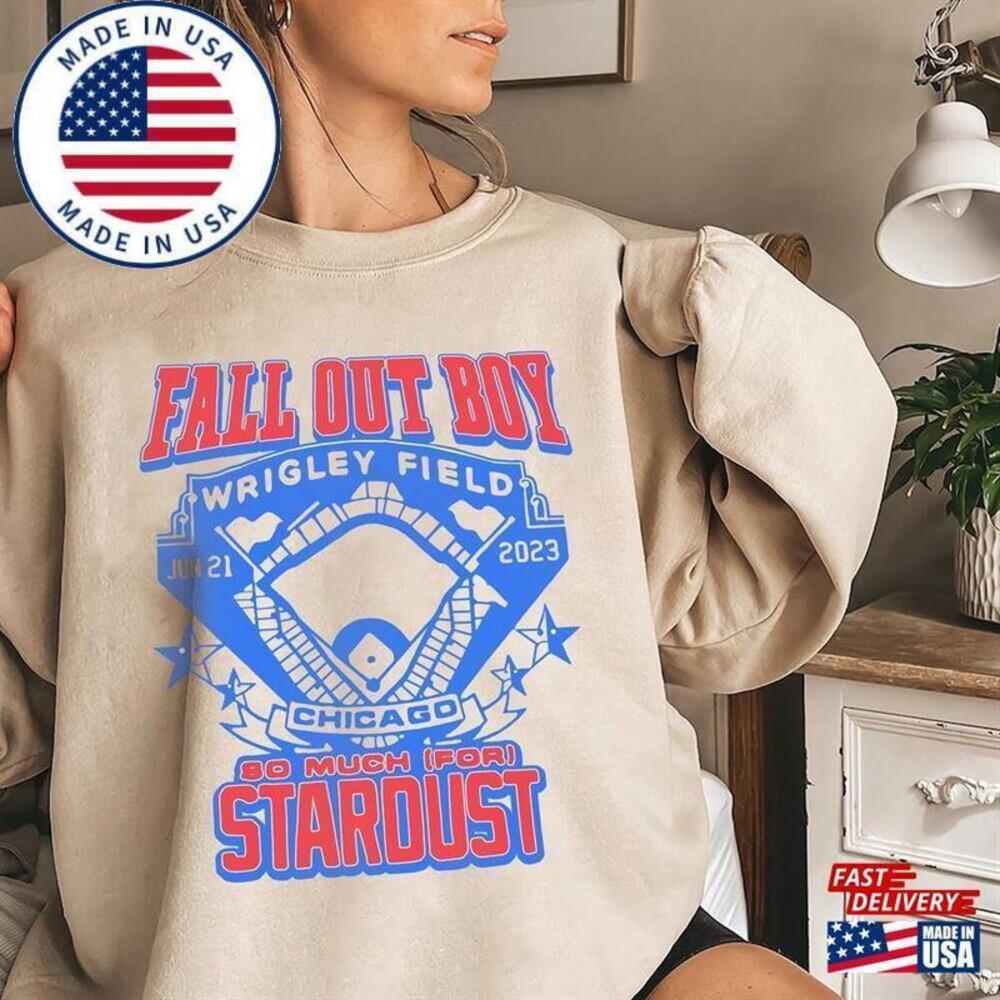 Fall Out Boy Summer Stardust Shirt So Much For Tour Chicago Unisex Sweatshirt